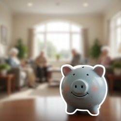 Sparschwein als Symbol für finanzielle Unterstützung durch die Pflegekasse | © PflegeBetreuer | unabhängige Pflegeberatung