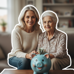 Pflegende Angehörige erhalten Geld und Unterstützung für die häusliche Pflege | © PflegeBetreuer | unabhängige Pflegeberatung