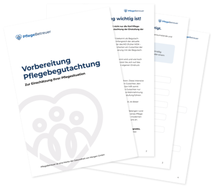 Pflegetagebuch und Vorbereitung auf die Pflegebegutachtung zur richtigen Einschätzung des Pflegegrades | © PflegeBetreuer | unabhängige Pflegeberatung