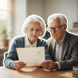 Älteres Paar prüft Bescheid zur Pflegegrad-Einstufung und bereitet Widerspruch vor | © PflegeBetreuer | unabhängige Pflegeberatung